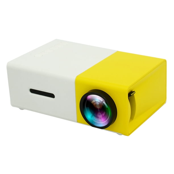 YG300 Mini proyector 1080P LCD LED Proyector de entretenimiento (enchufe amarillo AU) Ehuebsd Para estrenar
