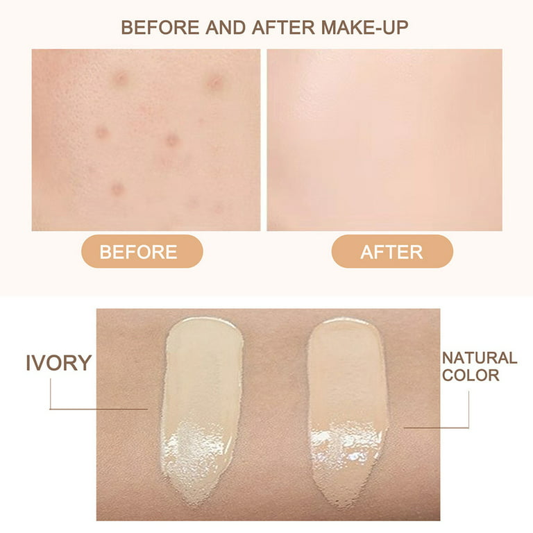 Skin Tone Adjusting CC Cream SPF 43 Makeup Color Correcting Cream Foundation Moisturizing Self Adjusting for Mature Skin, Size: 3.51 x 1.13 x 1.13
