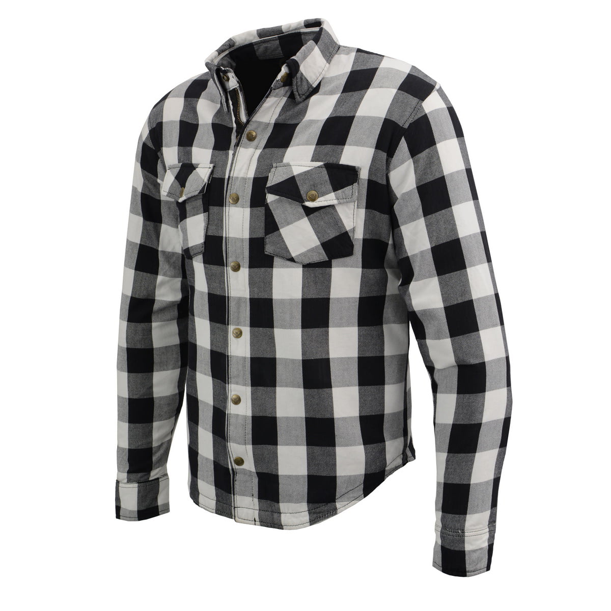Milwaukee Performance MPM1634 Men’s Armored Checkered Flannel Biker Shirt with Aramid by DuPont Fibers 5X-Large 