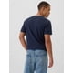 thumbnail image 2 of Camiseta GAP Everyday Soft con Logo y Cuello en V en Azul Marino Talla L, 2 of 4