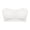 White, variant on Women's Strapless Bra Seamless with Easy Back Crossed Side Closure Feature for Low Cut and Sleeveless Outfits