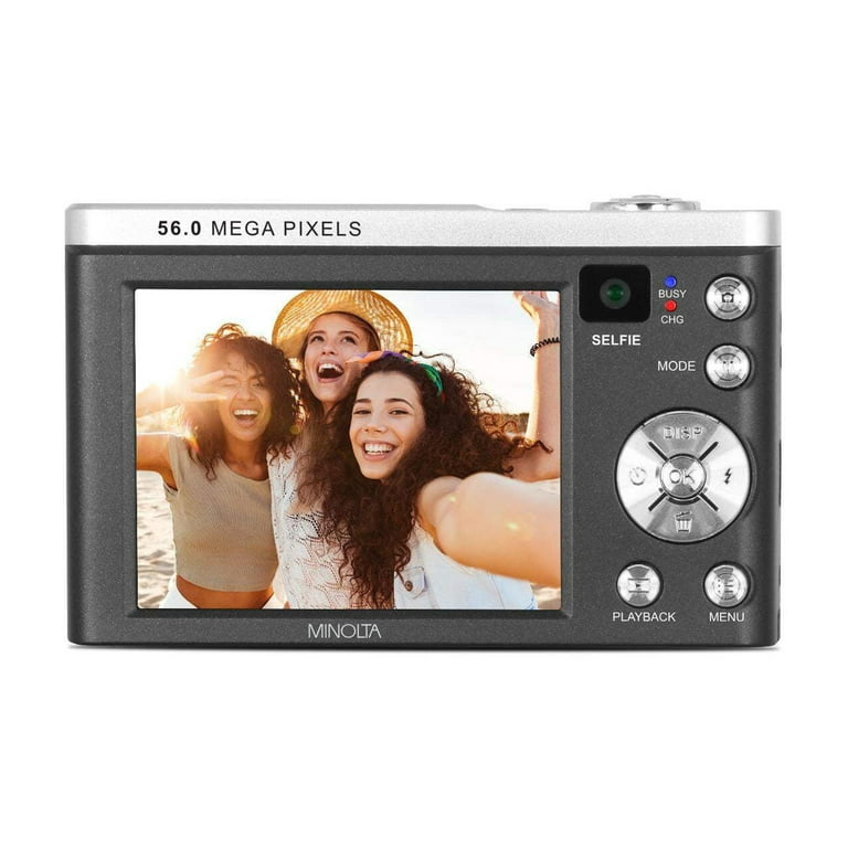 Minolta 56 Mega Pixels Dual Lens Point & Shoot Digital Camera with