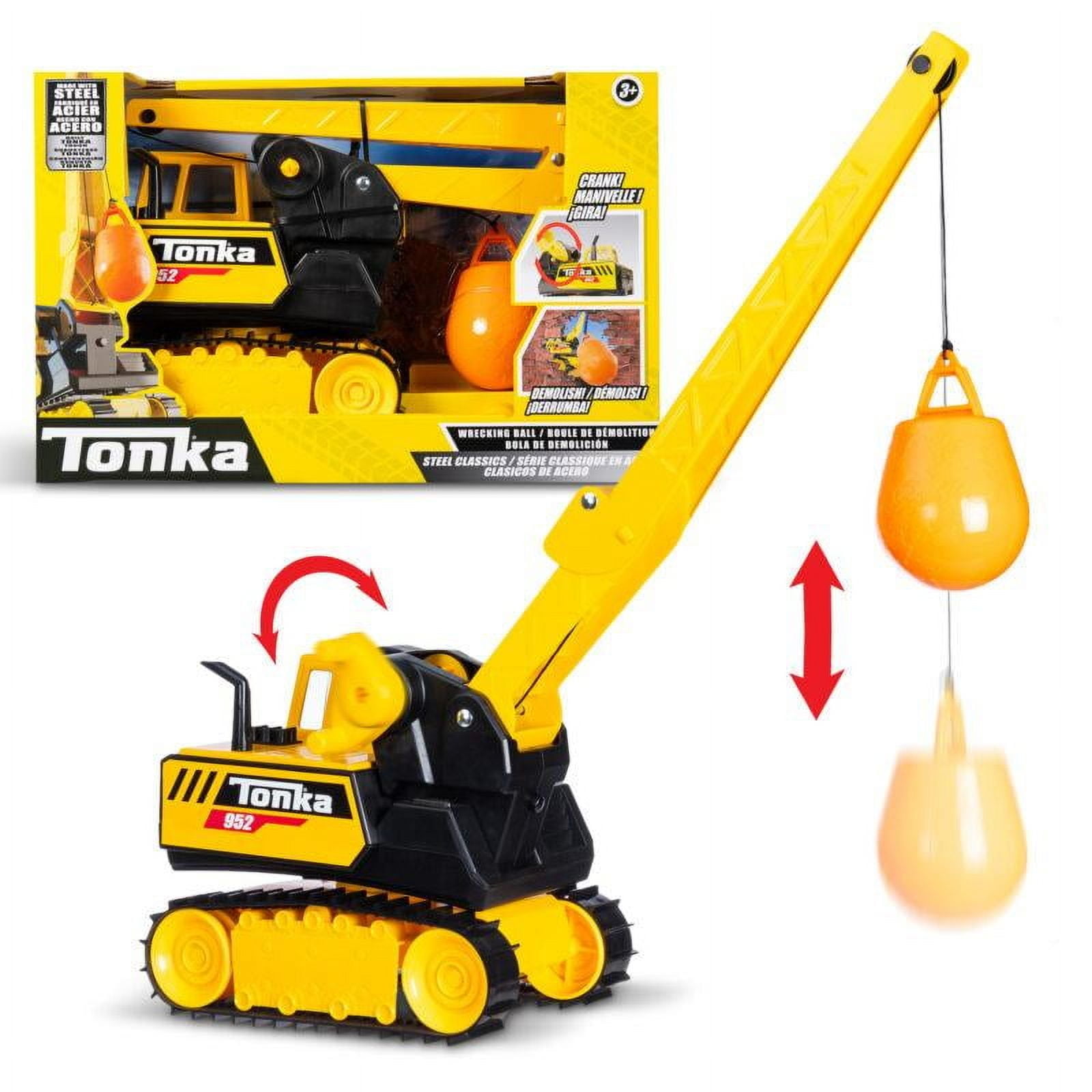 Tonka Steel Classics Crane with Wrecking Ball 06296