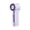 Purple, variant on T-Shaped Handheld Fan with Housed LED Display 100-Level Stepless Speed Recessed Button USB-C Rechargeable Portable Cooler 11cm (4.3 Inch)