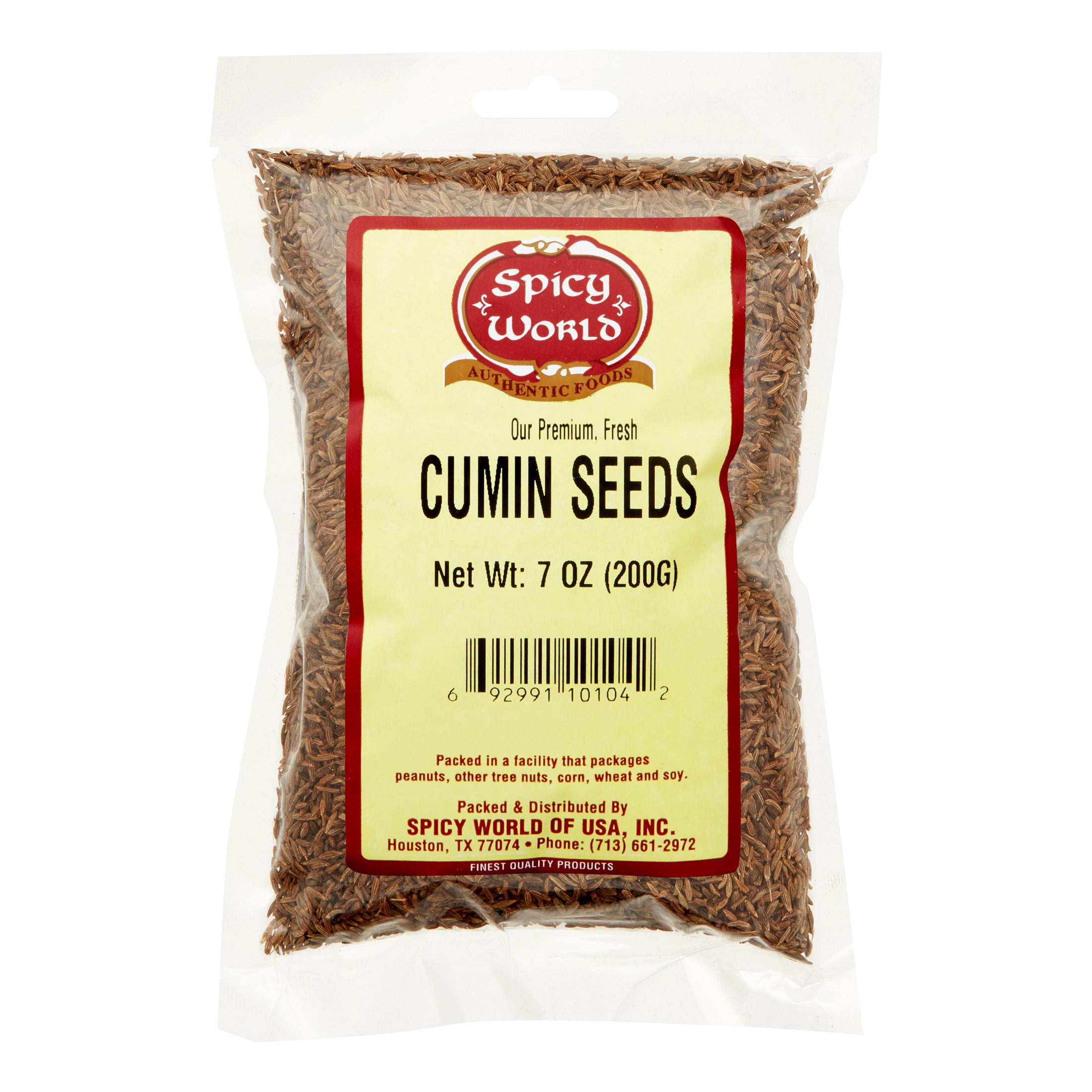 Spicy World Authentic Foods Cumin Seeds, 7 Oz