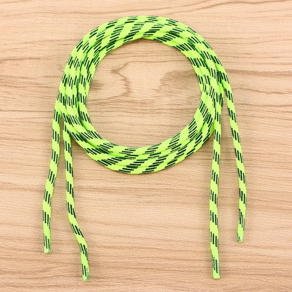 WHAMVOX  2 PCS High-density Shoelaces Yellow for Sneakers Round Shoes