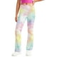 thumbnail image 5 of Odeerbi 2-13 Años Niñas Pantalones de Yoga de Pierna Ancha Tie-Dye Entrenamiento Baile Pantalones Deportivos Lindos Elasticidad Cintura Alta Pantalones de Pierna Recta, 5 of 9