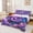 Purple C, variant on Feelyou Purple Alphabet J Bed Sheets for Kids, Deamy Galaxy Starry Monogram Full Size Sheets, 4pcs, 1 Flat Sheet, 1 Fitted Sheet and 2 Pillowcases