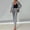 Gray, variant on Women's Two Piece Sets Pants Suits Dressy Business Casual Outfits Professional Blazer Pantsuits Set Work Office Fashion City Work Intellectual XL Pink