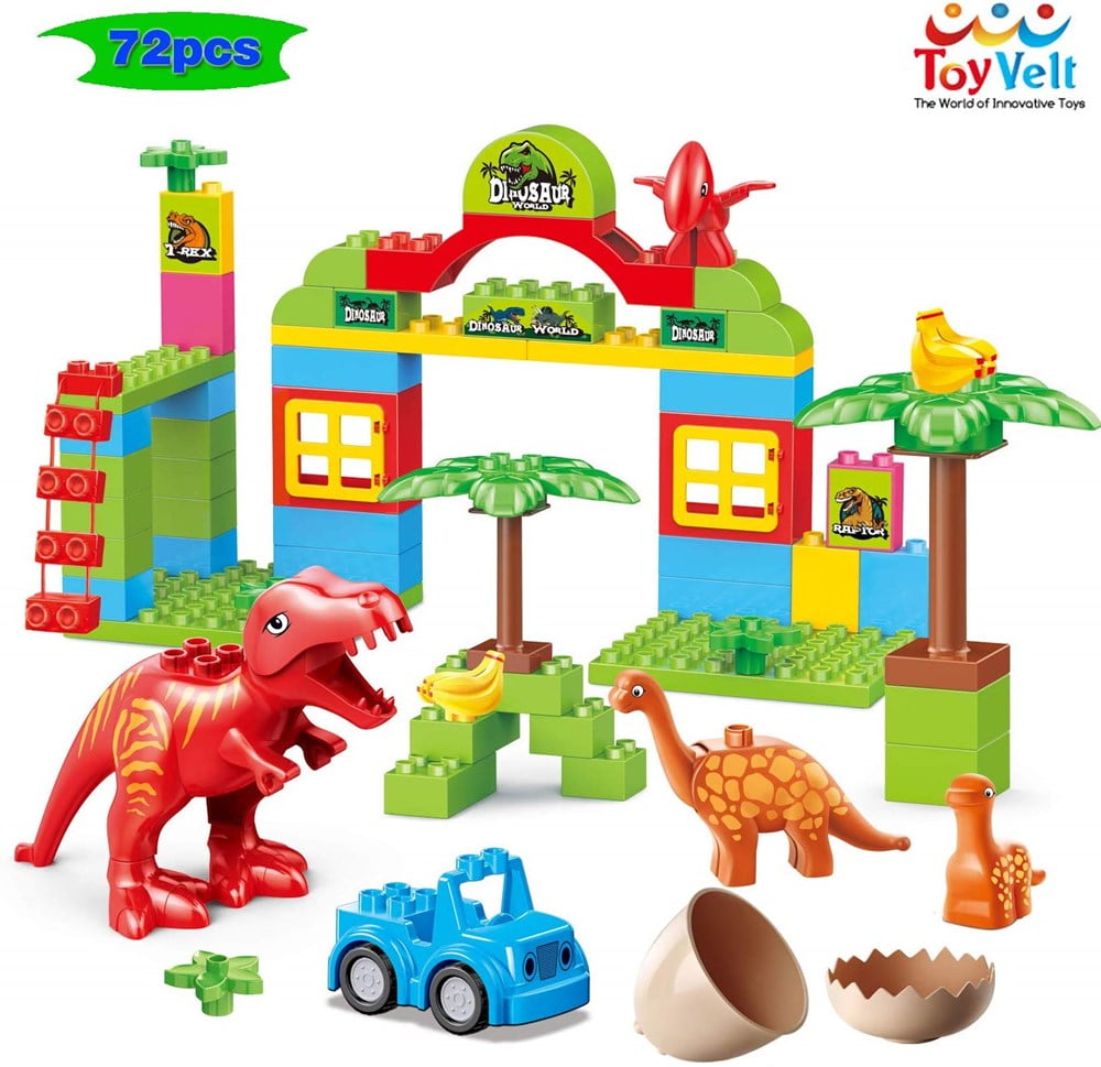 ~ Details about   ~ TOY MAKE-IT BLOCKS DINO WORLD 5 PIECES FITS ALL LEADING BRANDS NIB AGE 6 