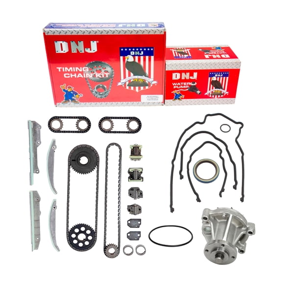 DNJ TK4131WP Timing Chain Kit with Water Pump Fits Cars & Trucks 93-97 Ford 4.6L V8 DOHC 32V