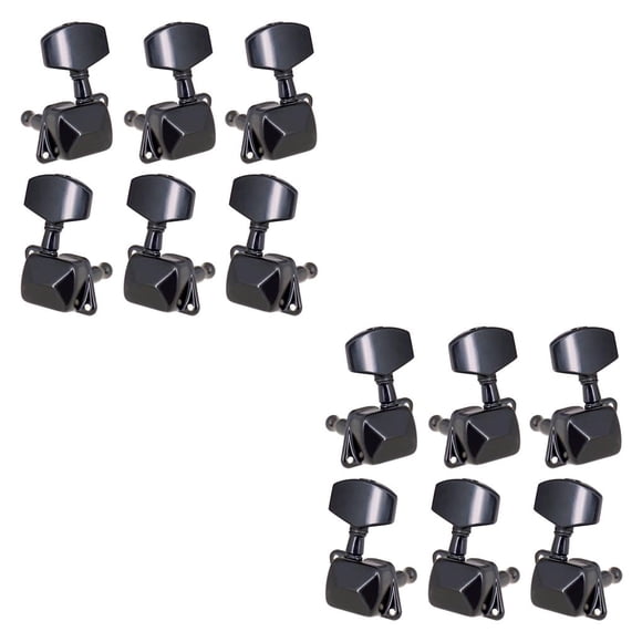 Injueey Clavijas de afinación de 6 piezas, perillas de afinador profesional, cabezales de máquina de mango de ajuste, botones de teclas, Type1 NO1