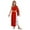 Red, variant on Yeahdor Kids Girls Greek Princess Dress Single Shoulder Ancient Greece Roman Egypt Toga Maxi Gown Light Blue 6