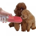 thumbnail image 3 of Botella de agua para perros para pasear, dispensador de agua para mascotas, comedero portátil con bebedero, tazón para senderismo al aire libre, viaje para cachorros, gatos, hámsteres, conejos y, 3 of 5