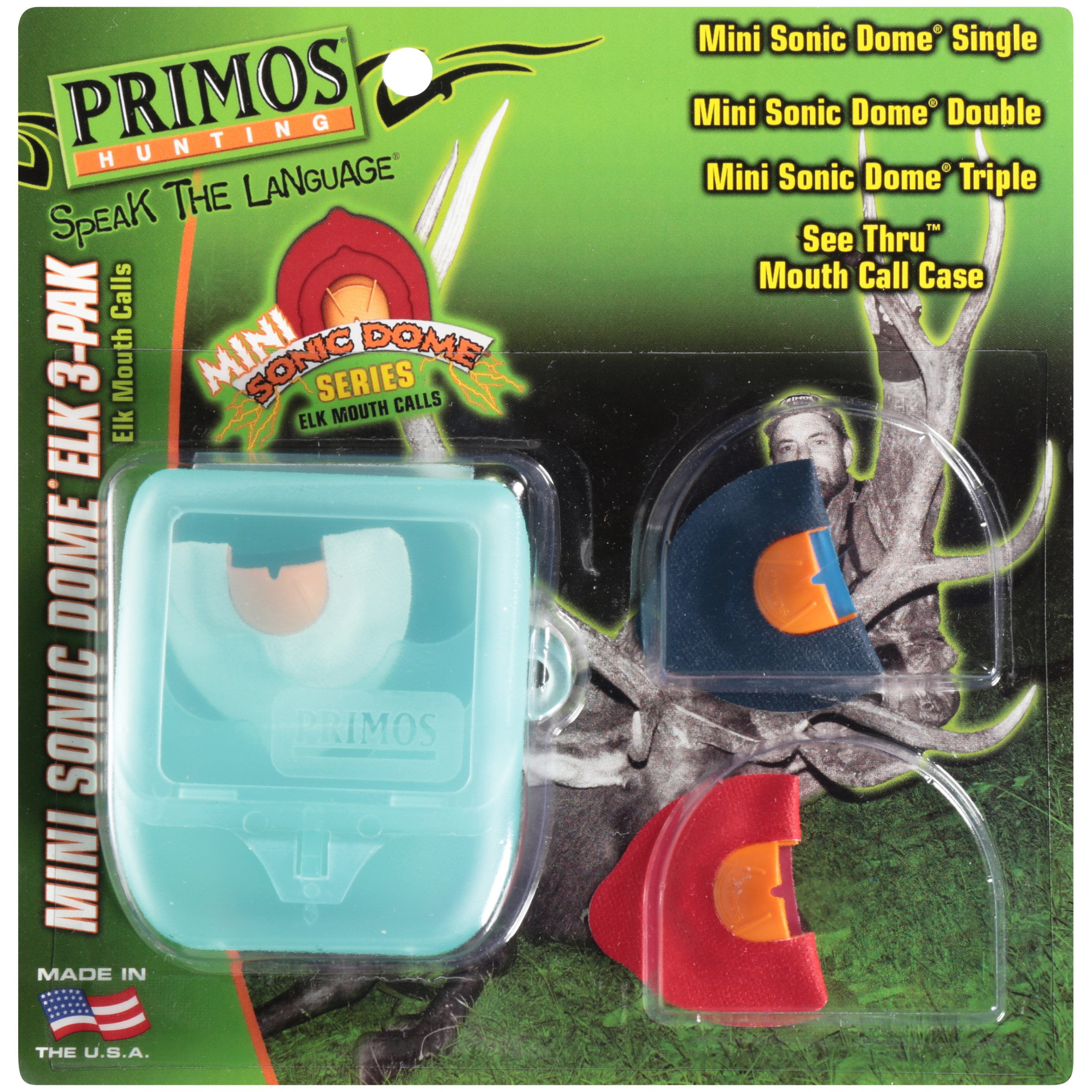 3-Pack Primos Mini Sonic Dome Elk Call 