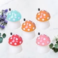 thumbnail image 3 of NICEXMAS 5Pcs Assorted Color Mushroom Shaped Toothpick Case for Organized Storage and Home Decoration, 3 of 8