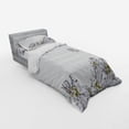 thumbnail image 3 of Ambesonne Flower Bedding Set 4 Pcs, Chamomiles Springtime, Queen, Grey Mustard, 3 of 3