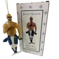 December Diamonds 55-55447 Merman Ornament Beached Whale Blue