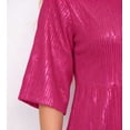 thumbnail image 5 of VEKDONE Sparkly Glitter Dress for Women Summer Short Sleeve Sequin Babydoll Dress Short Flowy Tiered Tunic Dress Party Club Night Dress Hot Pink XXL, 5 of 5