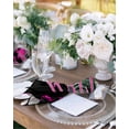 thumbnail image 2 of Pink Black Halloween Cloth Napkins Set of 4, Skull Pink Moon Pumpkins Washable Reusable Dinner Cocktail Napkin for Kitchen Party Wedding Banquet Holiday Baby Shower Table Decor, 2 of 7