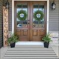 thumbnail image 3 of 20" Christmas Wreaths for Front Door, Real Touch Pine Wreath, Large Artificial Greenery Christmas Decoration, 3 of 10