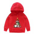 thumbnail image 4 of Sudadera con capucha para niños, sudadera con capucha de manga larga con estampado navideño, jersey para niños, blusa de poliéster para niños, 4 of 6