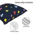 thumbnail image 4 of Home Throw Pillow Covers Two Sides Printed colorful ducks Decor Sofa Living Room Bed Couch Car, 4 of 7