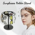 thumbnail image 6 of 360° Rotating Sunglass Organizer Storage - Metal Glasses Holder Stand with Tray for Desk, Dresser, Tabletop, Nightstand & Home Decor Accessories C, 6 of 9