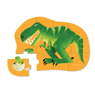 16-Piece Wood Puzzle - Dinosaur – Crocodile Creek