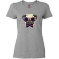 thumbnail image 3 of Inktastic Pug Dog July 4th Patriotic Sunglasses Women's T-Shirt, 3 of 5