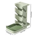 thumbnail image 5 of Pot Lid Organizer For Cabinet 3-Tier Multi-functional Pot Cover Green, 5 of 5
