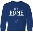 thumbnail image 3 of Inktastic It's Home- State of New Jersey Outline Long Sleeve Youth T-Shirt, 3 of 5