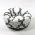 thumbnail image 3 of Soft Plush Round Cat Bed for Small Pets, Queta Dog Bed, Grey, 50cm, 3 of 5