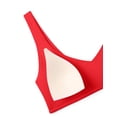 thumbnail image 5 of Top de Bikini CRZ YOGA con Relleno en Forma de V Rojo M, 5 of 5