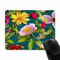 thumbnail image 2 of Blooming Flowers Mouse Pad, Wildflowers Floral Mouse Mat with Waterproof Anti Slip Rubber Mousepad for Desktops, Computers, 2 of 4