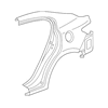Genuine OE Acura Quarter Panel - 04636-T3R-A80ZZ