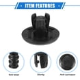 thumbnail image 4 of 30 Pcs Clips de Revestimiento de Guardabarros Compatibles con Honda Clips Automotrices de Plástico Negros, 4 of 7