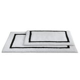 Modern Threads Reversible Adult Bath Rug Set 100% Cotton, 17