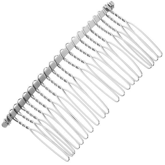 Wedding Hair Accessories for Brides Claw Clip Headpiece Comb Bridal Veil Metal Dress Women's