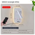 thumbnail image 1 of Lámpara de pared con luz de fondo, carga USB, rotación de 330 grados, lámpara de pared ajustable, lámpara de estudio para mesita de noche, lámpara de lectura, lámpara blanca, 1 of 6