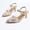 Gold, variant on Women's Sequin Floral Mesh Slingback Pumps, Pointy Toe Ankle Buckle Strap High Heel Party Dress Sandals