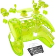 thumbnail image 5 of eXtremeRate Full Set Shell with Buttons Touchpad Cover,Clear Lime Green Custom Replacement Trim Shell Compatible with p s 5 BDM-030 BDM-040 BDM-052, 5 of 5
