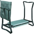 thumbnail image 4 of Folding Garden Kneeler Seat Garden Bench Stool with Handles, Multi-use Pouch, Heavy Duty Yard Gardening Chair with Soft Kneeling Pad,Green, 4 of 9