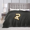 thumbnail image 4 of Adelphi University Logo Fleece Blanket, Very Soft Microfiber Flannel Blanket for Couch Warm and Cozy for All Seasons, Black, 4 of 6