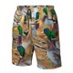 thumbnail image 4 of Balery Mallard Ducks Traje de Baño Estilo Hawaiano para Hombre, Shorts de Secado Rápido con Bolsillos-X-Large, 4 of 6