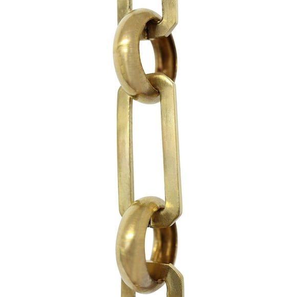 RCH Hardware CH-10-PB-3 Brass Chandelier Chain, Polished Brass (3 Feet)