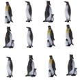 thumbnail image 2 of 12 Pingüinos Plástico en Miniatura Zulema Figuras de animales de pingüino, 2 of 8