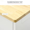 thumbnail image 6 of White Sideboard Buffet Cabinet with 3 Doors 3 Drawers Adjustable Shelf for Kitchen Living Room Hallway Coffee Bar Storage, 6 of 7