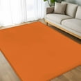thumbnail image 4 of Burnt Orange 6x9 Area Rugs, Farmhouse Solid Orange Color Modern Art Non-Skid Rubber Backing Large Rectangle Rugs - Living Room Bedroom Home Office, Indoor Floor Mat Carpets Washable Rug, 4 of 9