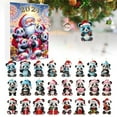 thumbnail image 1 of Countdown Sets 2D Christmas Home Panda Ornaments Featuring Santa Hat Advent Calendar for 2024 Festive Celebrations with Tree Decorations and Holiday Cheer, 1 of 5